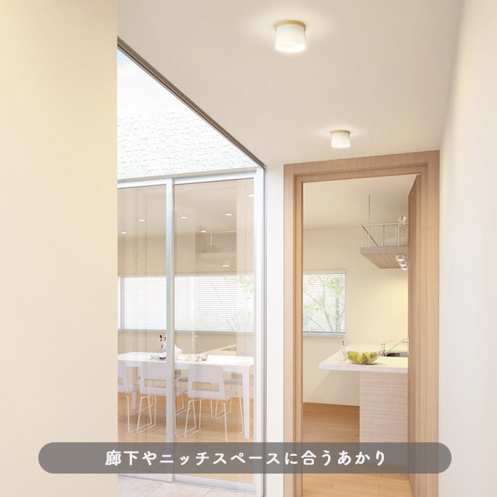 ナチュラル系 小型シーリングライト・全２色