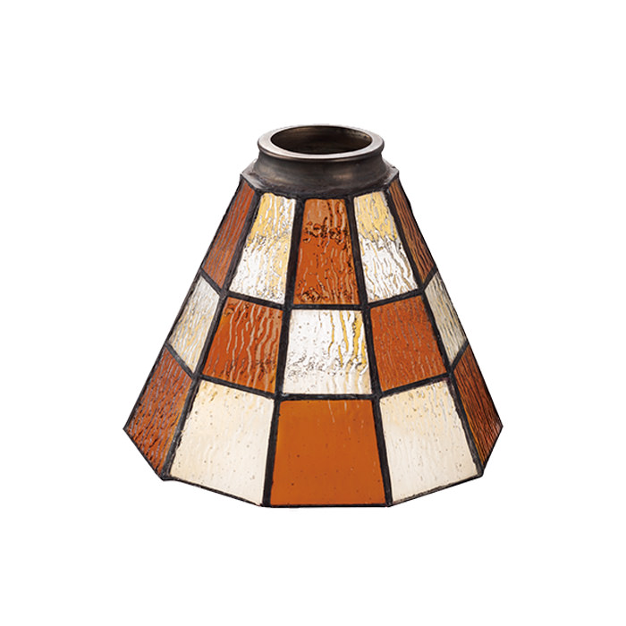CHECKER ステンドグラス・シーリングライト | 各2色・簡単取付