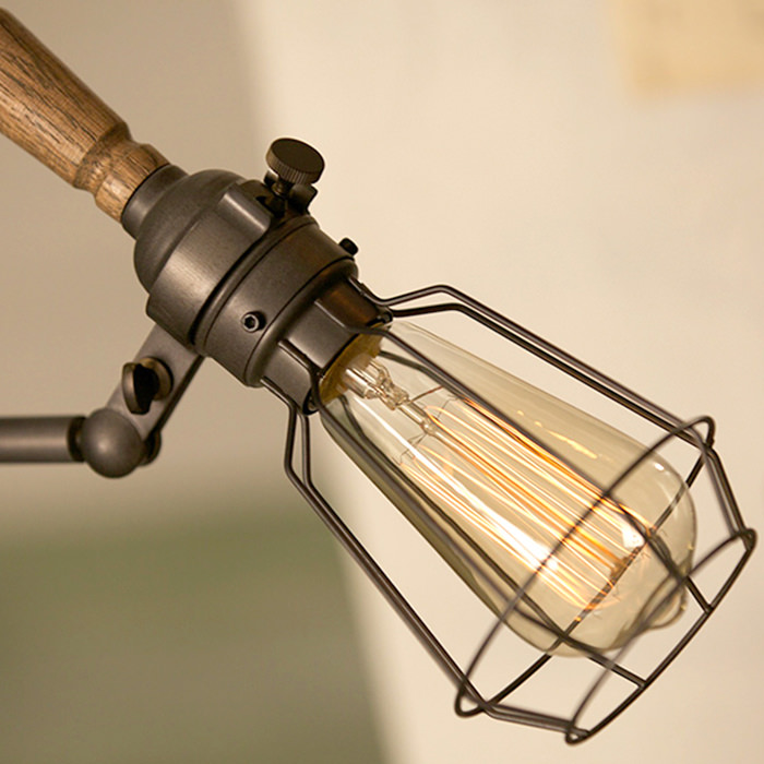 アメリカンガレージ風 デスクランプ  | 全2色