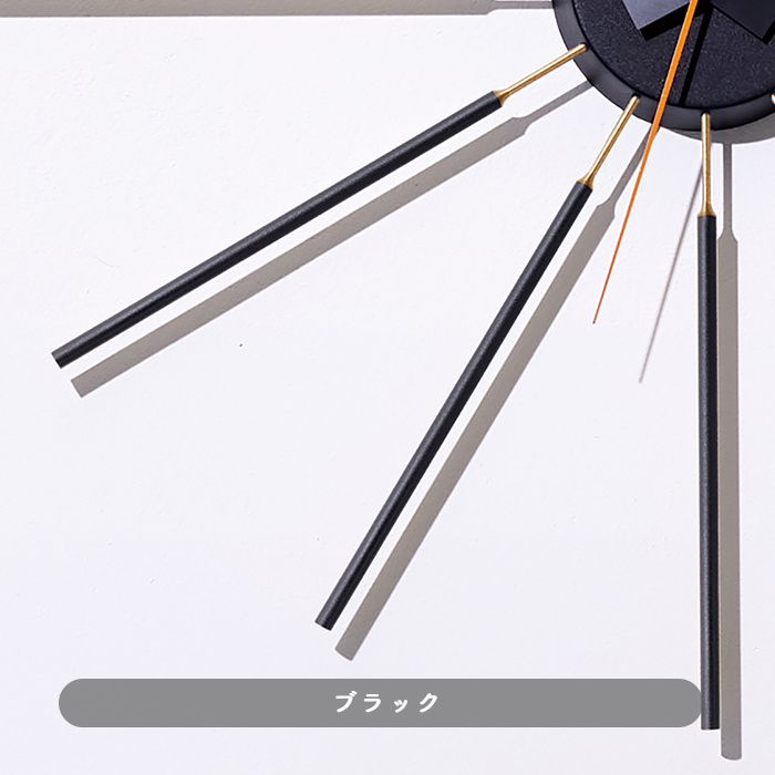 Open wall clock | 全2色・スイープムーブメント式