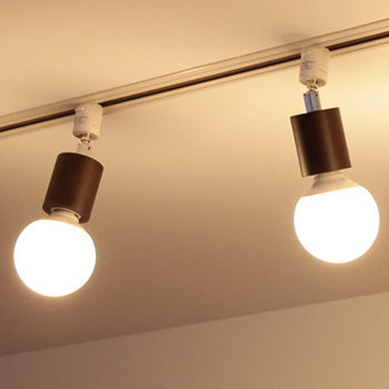 Circle-Wood spot・ブラウン | ダクトレール用