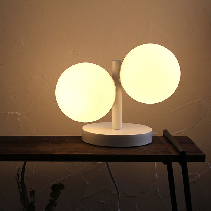 TINY GLASS テーブルライト｜グレージュ