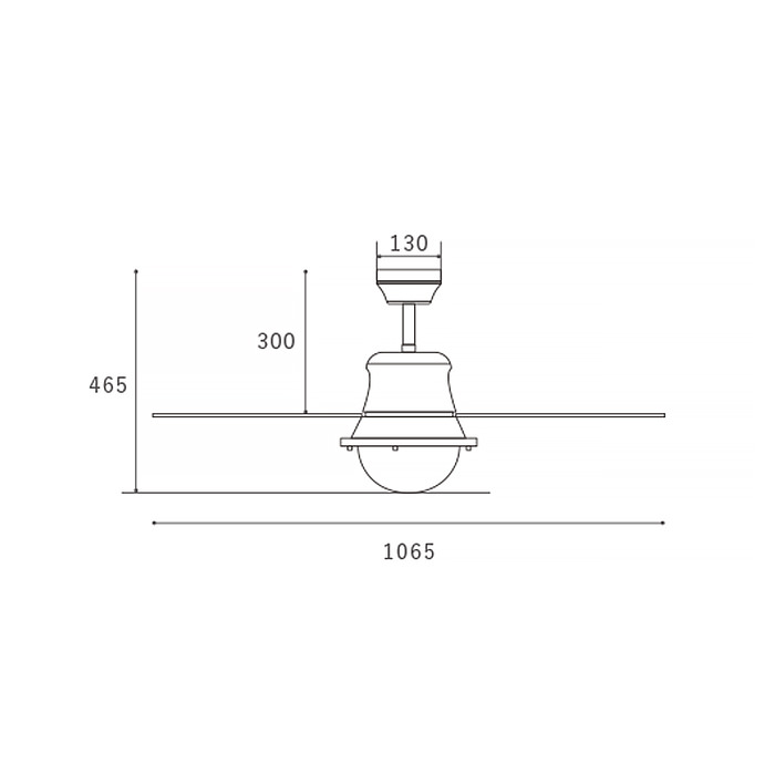 シーリングファンライト｜VENICE・リモコン・ホワイト
