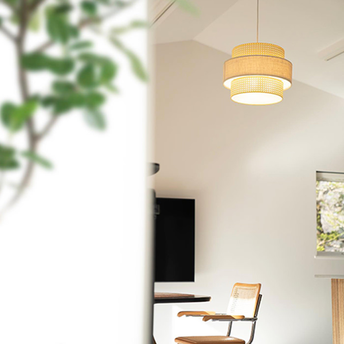 RIEDEN 3灯 ペンダントライト・食卓照明｜ナチュラル色