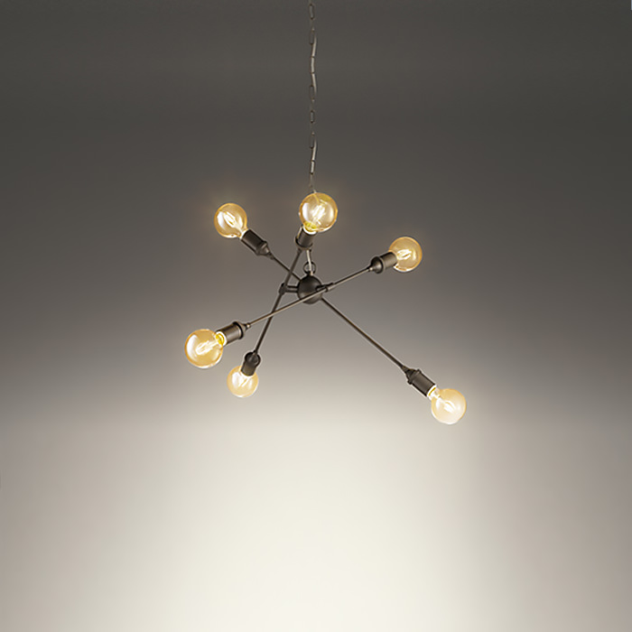 STEAMPUNK 6灯ペンダントライト