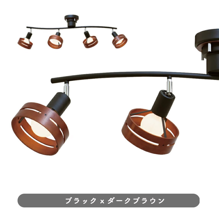 Ache・ブラック | シーリングスポットライト