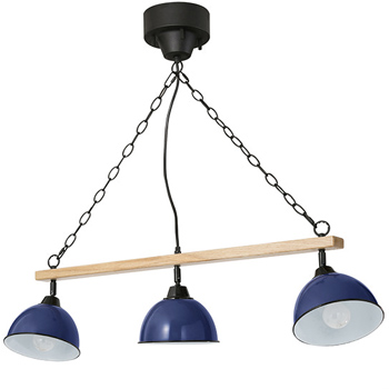 GLENDER WOOD ネイビー・ペンダントライト