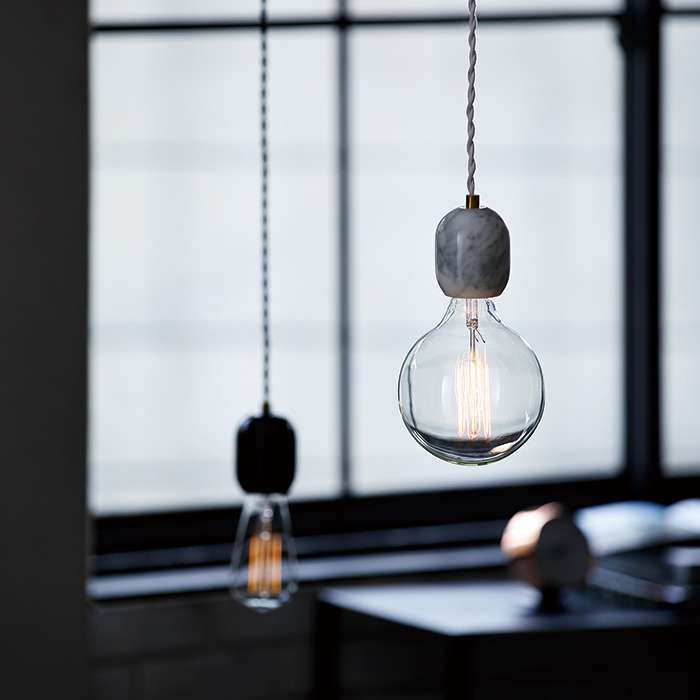 小型ペンダントライト 大理石 | 全2色