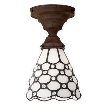 DOT ステンドグラス・シーリングライト | 各2色・簡単取付