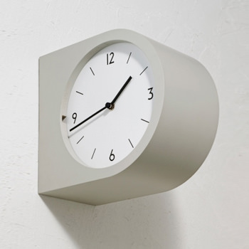 madet 両面時計 ライトグレー・スイープムーブメント