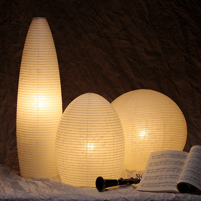 paper moon 11 スタンドランプ・Φ36cm｜内田繁