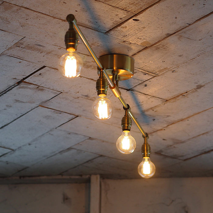 シーリングスポットライト 8畳対応 アンティーク | 全2色