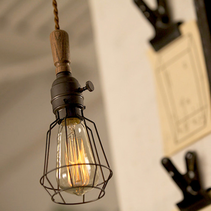 ペンダントライト アンティーク ハンドランプ｜全2色