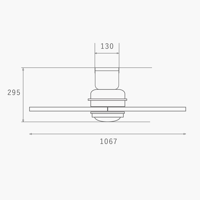 シーリングファンライト｜ナチュラル・リモコン・HERMOSA