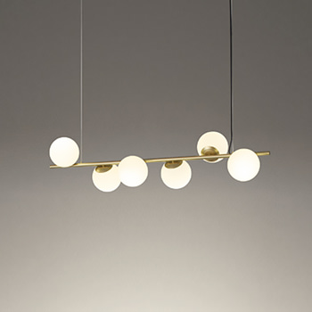 Lunar Line-6  Satin Gold 6灯｜Bluetooth