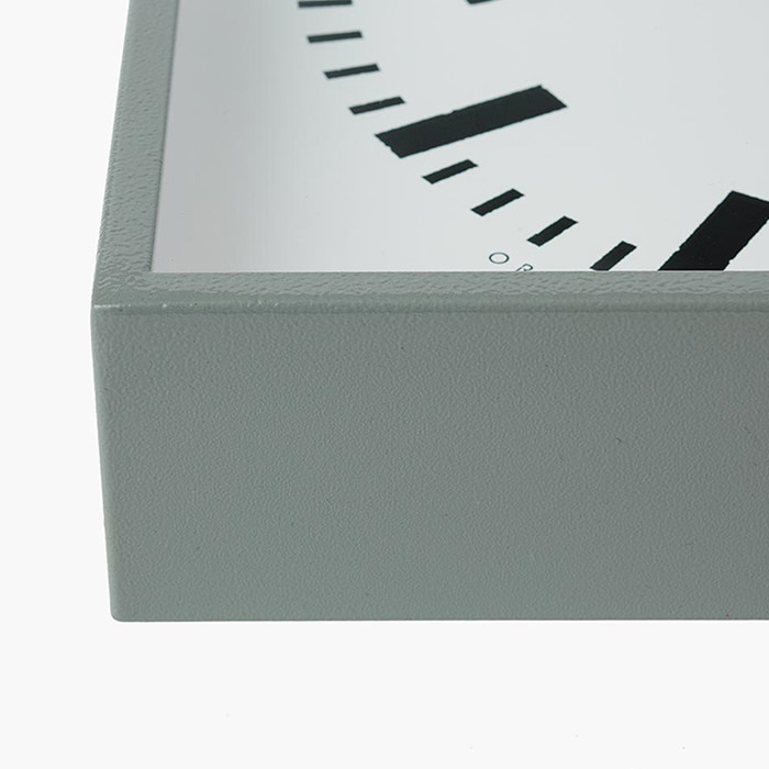 スクエアクロック・スイープムーブメント｜グレー