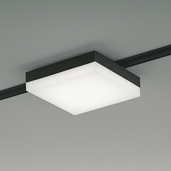 SQUARE SOLID ブラック・昼白色｜ダクトレール用