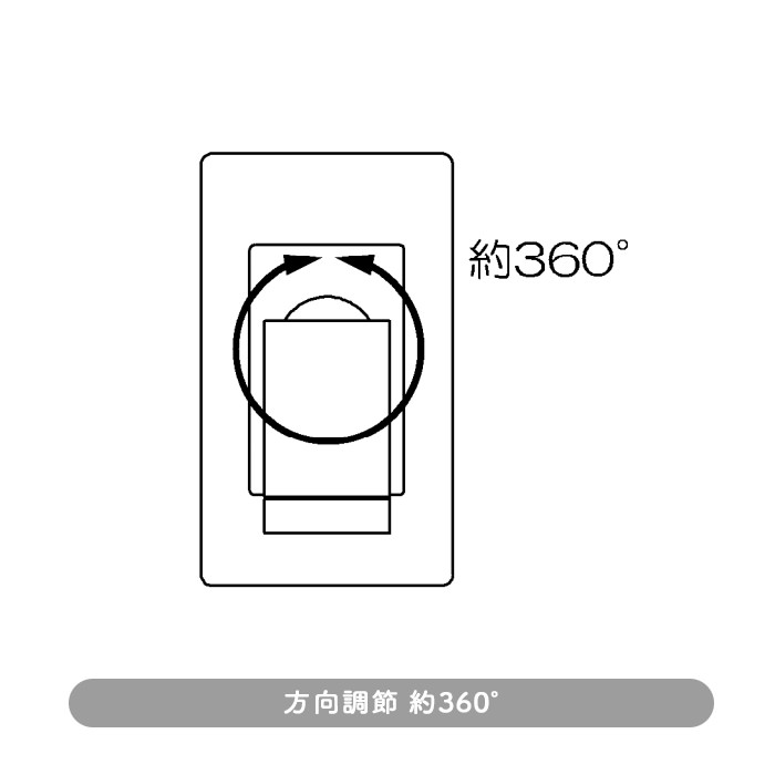ベッドサイドウォールライト・調光スイッチ付き｜マットブラック
