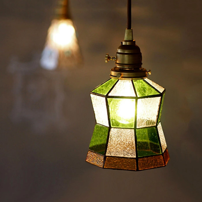 ペンダントライト ステンドグラス【Helm】