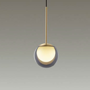 MORE STYLE Φ120・スモークガラス ペンダントライト｜ダクトレール用