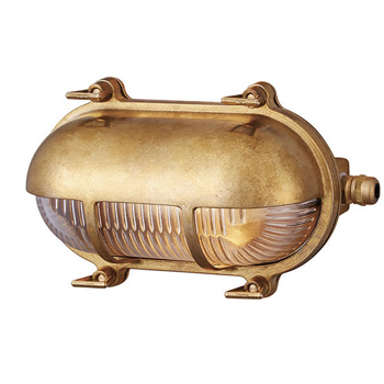 ポーチライト・下面配光型 真鍮 エクステリアライト ブラス/シルバー｜各2色