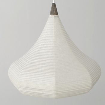 Shizuku 滴 和紙ペンダントライト｜照明作家・谷俊幸