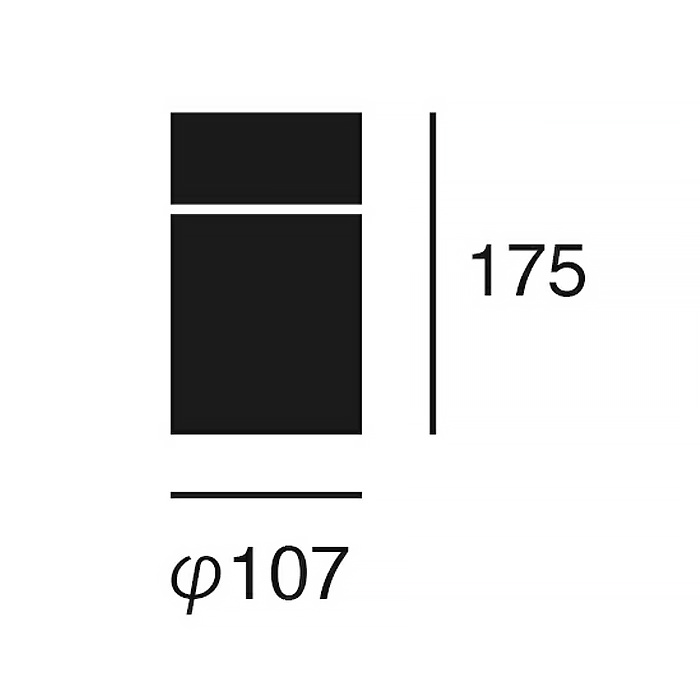 TUBE-L シーリングダウンライト｜ブラック