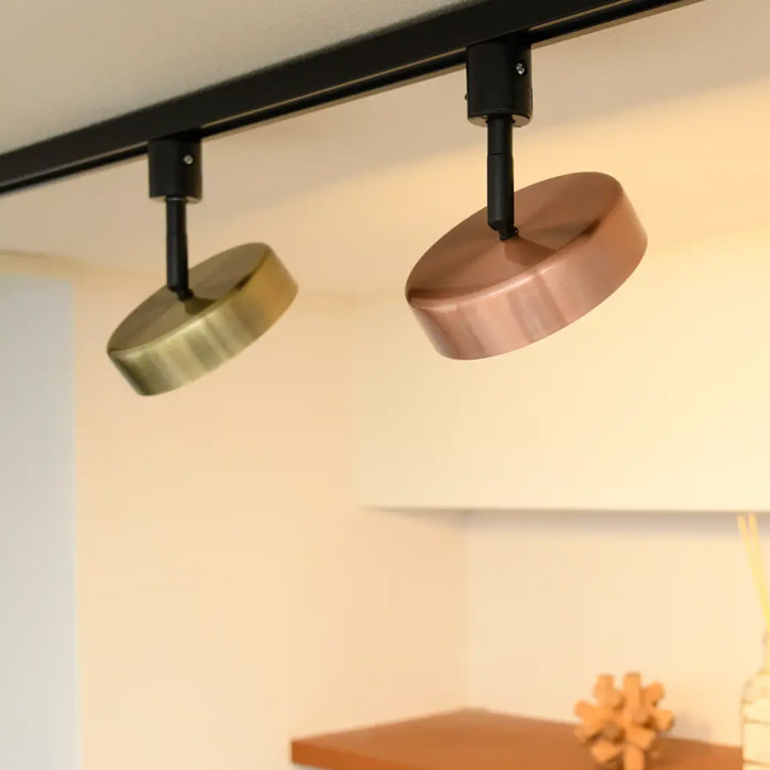 MANI スポットライト・ゴールド｜ダクトレール用