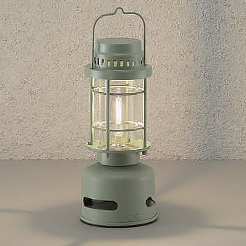 ノマドLEDランタン with スピーカー｜スモークグリーン