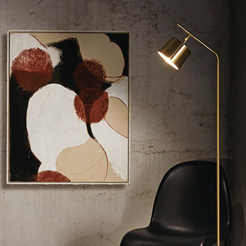 floorlamp Panama フロアライト・大理石　ブラック色