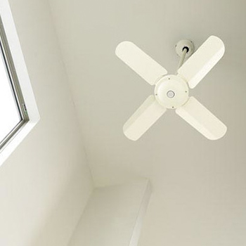 インテリアファン｜Φ800・傾斜対応・リモコン・ホワイト