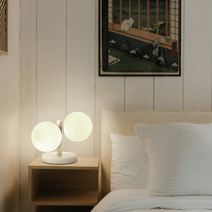 TINY GLASS テーブルライト｜グレージュ