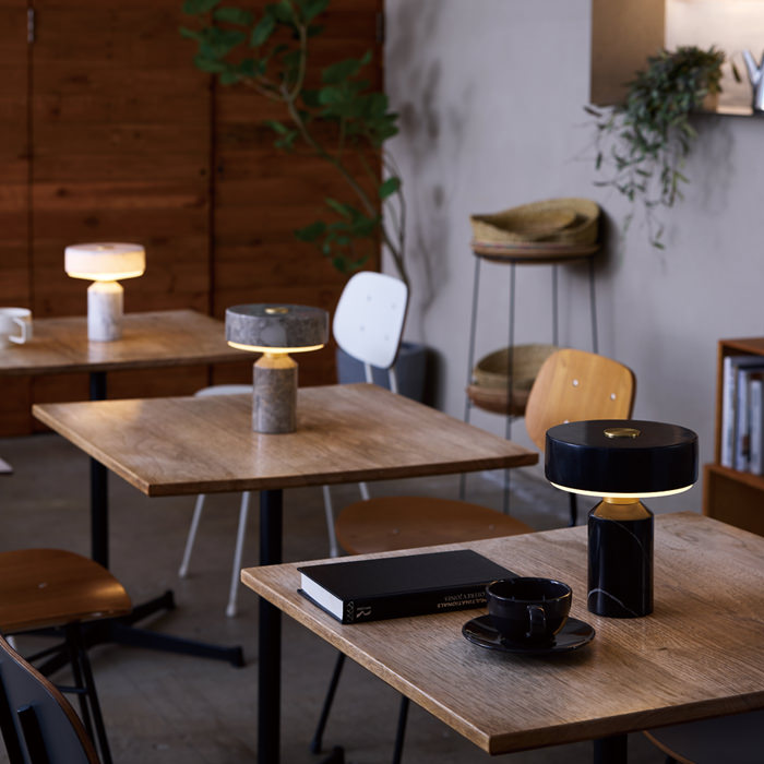 Marble テーブルランプ｜グレージュ