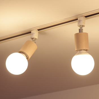 Circle-Wood spot・ナチュラル | ダクトレール用