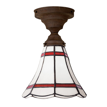 MARIBU-WH ステンドグラス・シーリングライト | 全3色・簡単取付
