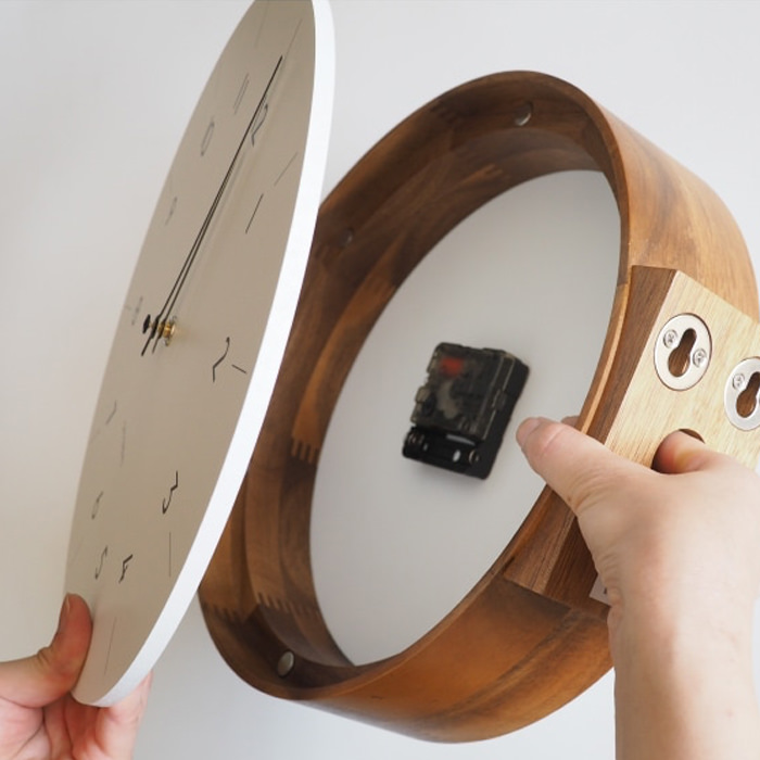 Arno 両面時計 ブラック・スイープムーブメント