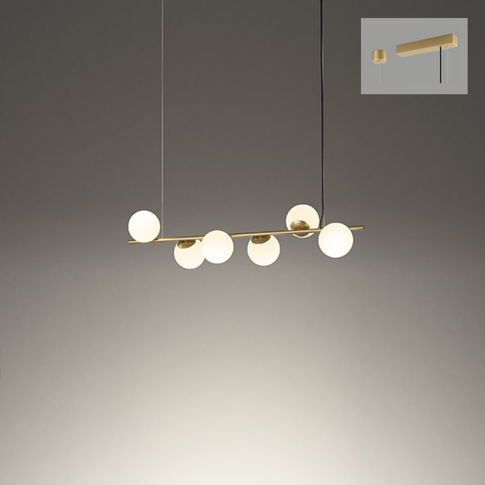 Lunar Line-6  Satin Gold 6灯｜Bluetooth