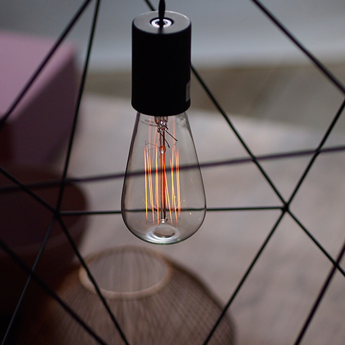 F-1 Lサイズ・ペンダントランプ | ブラック