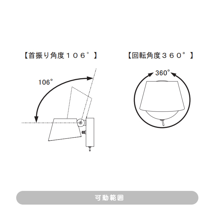 キッチンスポットライト 手元スイッチ・昼白色 60W相当｜ホワイト