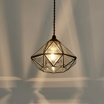 ペンダントライト ガラス・アンティーク風