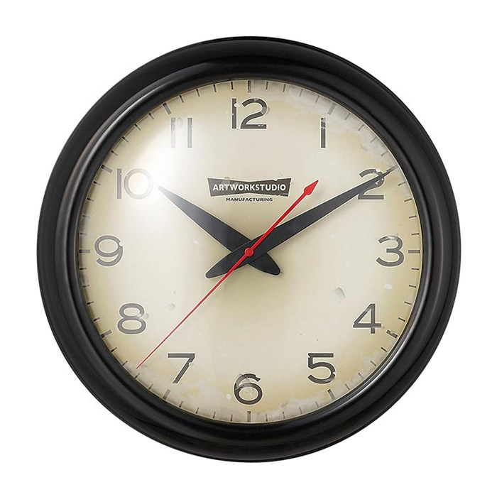 フランクリンクロック・スイープムーブメント式 ブラックヴィンテージ