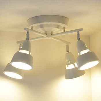 リモコン式 クロスシーリングスポット・ 6-8畳 | ホワイト