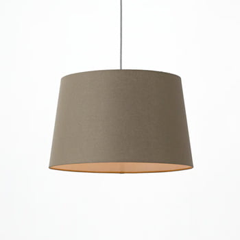 Espresso fabric ペンダントライト｜ブラウン