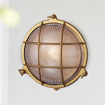 Round-brass ウォールランプ・格子タイプ | 各2色