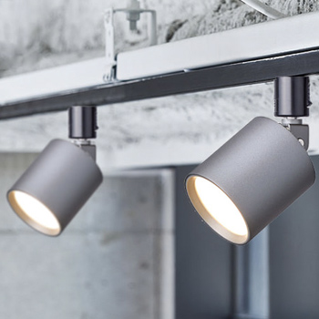 光色切替 LEDスポットライト100W相当・ダークシルバー｜ダクトレール用