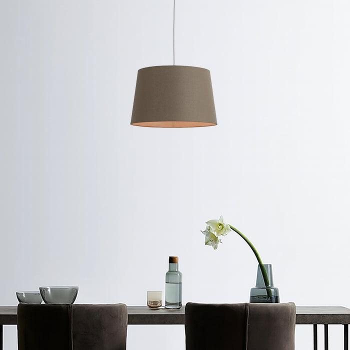Espresso fabric ペンダントライト｜ブラウン