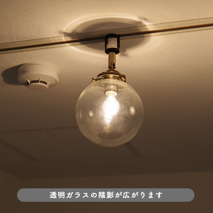 Ball.クリアガラス | ダクトレール用