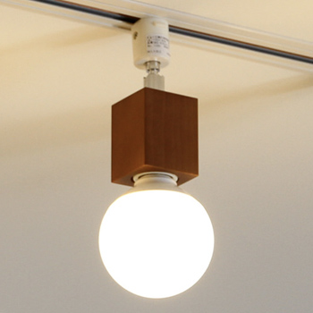 Square-Wood・ライトブラウン | ダクトレール用