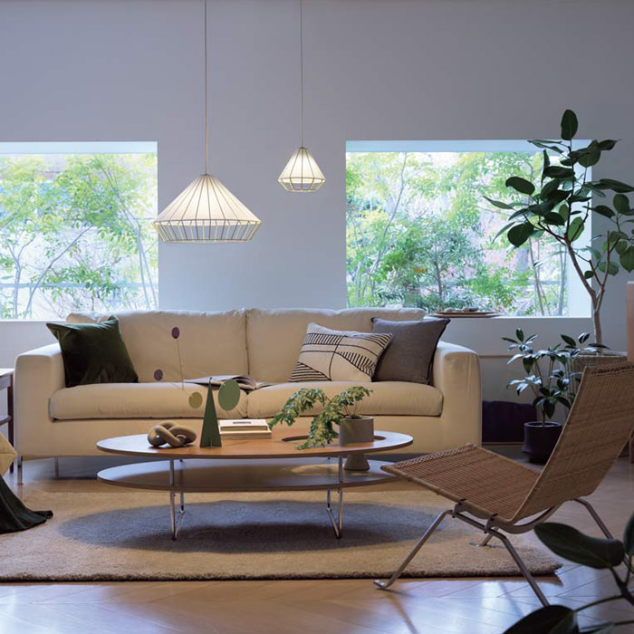 YUI ペンダントライト 60W相当・和紙｜ダクトレール用