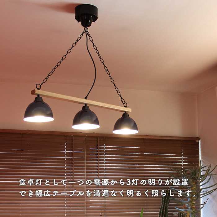 GLENDER WOOD ネイビー・ペンダントライト